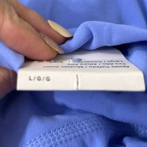 NIKE NWT Yoga Luxe 7/8 Long Blue Workout Leggings Size Large - Picture 10 of 11